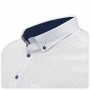 Белая стрейчевая мужская рубашка больших размеров BIRINDELLI (ru05147643)