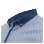 Синяя хлопковая мужская рубашка больших размеров BIRINDELLI (ru05155008)