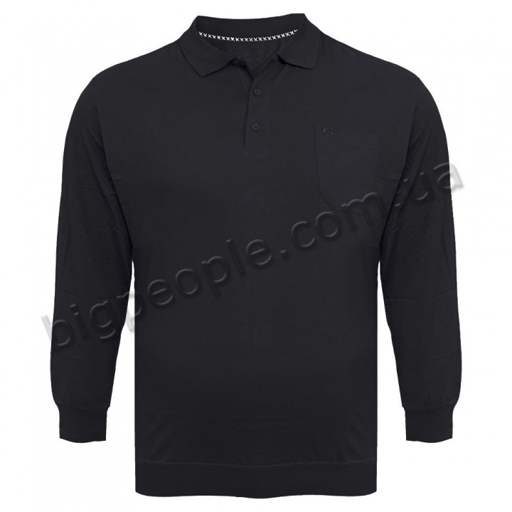 Поло (толстовка тонка) BORCAN CLUB. Колір чорний (ba01033550)