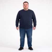 Свитшот средней плотности тёмно-синего цвета TURHAN (ba01179307)