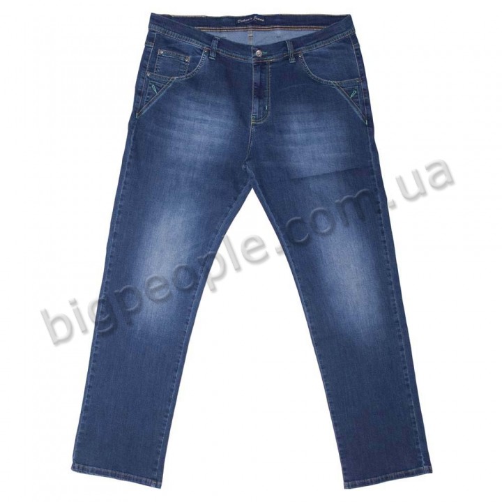 Чоловічі джинси DEKONS для великих людей. Колір синій. Сезон літо. (dz00358662)