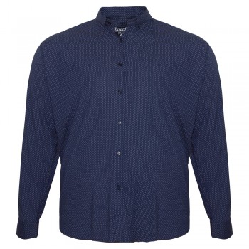 Темно-синя стрейчева чоловіча сорочка великих розмірів BIRINDELLI (ru00766901) Темно-синя стрейчева чоловіча сорочка великих розмірів BIRINDELLI (ru00766901)