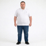 Мужское polo АННЕКС большого размера. Цвет белый. Низ изделия на манжете. (fu01958372)