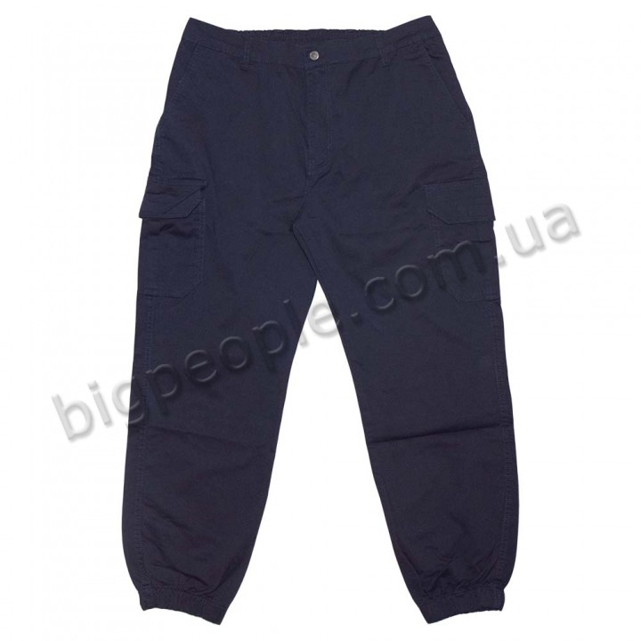 Мужские брюки DEKONS для больших людей. Цвет тёмно-синий. Сезон осень-весна. (DZ00419556)