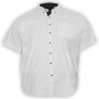 Белая хлопковая мужская рубашка больших размеров BIRINDELLI (ru00509441)