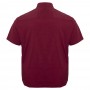 Бордовая стрейчевая мужская рубашка больших размеров BIRINDELLI (ru05182665)