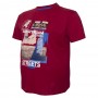 Бордова чоловіча футболка великого розміру POLO PEPE (fu01124673)