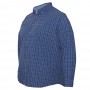 Синяя мужская рубашка больших размеров BIRINDELLI (ru00554707)