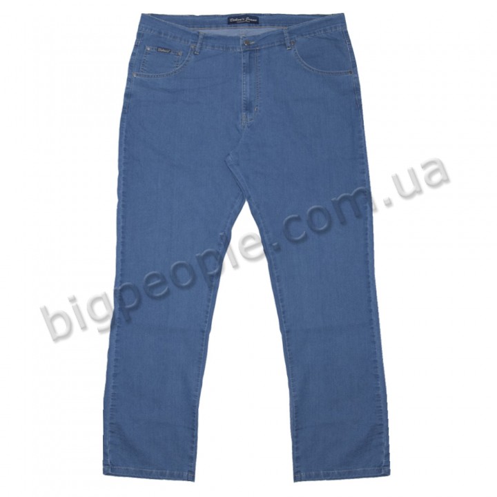 ШИРОКА КАЛОША! Чоловічі джинси DEKONS великих розмірів. Колір блакитний. Сезон літо. (DZ00456862)