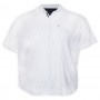 Белая льняная мужская рубашка больших размеров BIRINDELLI (ru05117303)