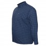 Тёмно-синяя классическая мужская рубашка больших размеров CASTELLI (ru00666557)