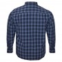 Тёмно-синяя классическая мужская рубашка больших размеров CASTELLI (ru00658226)