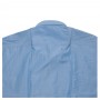 Рубашка бирюзово-голубая из хлопковой ткани для больших людей DEL ROMANINO (ru00396574)
