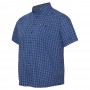 Синяя льняная мужская рубашка больших размеров BIRINDELLI (ru05215998)