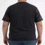 Футболка чоловіча ARMSTRONG великого розміру. Колір чорний. Комір напівкруглий. (fu01994337)
