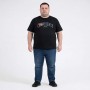 Футболка мужская ARMSTRONG большого размера. Цвет чёрный. Ворот полукруглый. (fu02075341)
