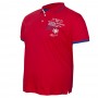 Чоловіча футболка polo великого розміру DIO RISE. Колір червоний. (fu01310447)