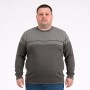 Коричневый джемпер больших размеров TURHAN (ba01163446)