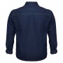 Темно-синя чоловіча сорочка великих розмірів DEKONS (ru00650946)