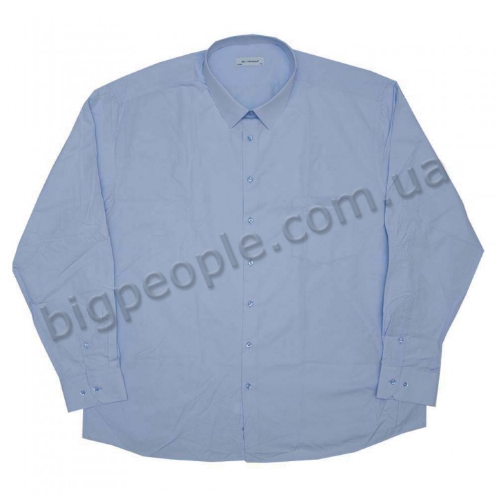 Мужская рубашка с длинным рукавом для больших мужчин DEL ROMANINO (ru00338542)