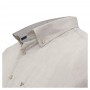 Бежевая льняная мужская рубашка больших размеров BIRINDELLI (ru05111819)