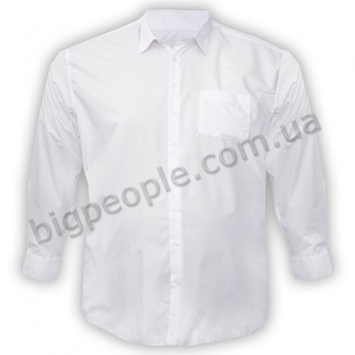 Белая мужская рубашка больших размеров BIRINDELLI (ru00461064)