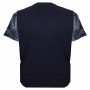 Футболка чоловіча ARMSTRONG великого розміру. Колір темно-синій. Воріт напівкруглий. (fu01292331)