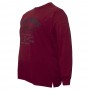 Бордовая мужская футболка с длинным рукавом ANNEX (fu01147309)