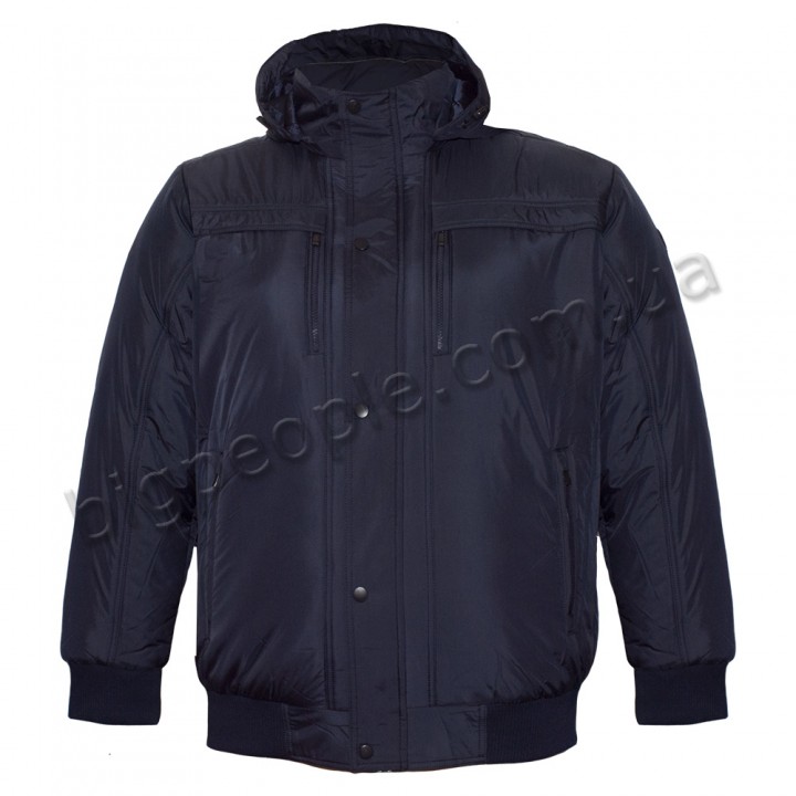 Куртка зимняя мужская OLSER для больших людей. Цвет тёмно-синий. (ku00500205)