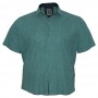 Рубашка мужская БИРИНДЕЛЛИ больших размеров. Цвет зелёный. (ru00476990)
