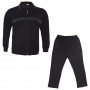 Чорний тонкий трикотажний спортивний костюм для великих людей IFC (sk00103567)