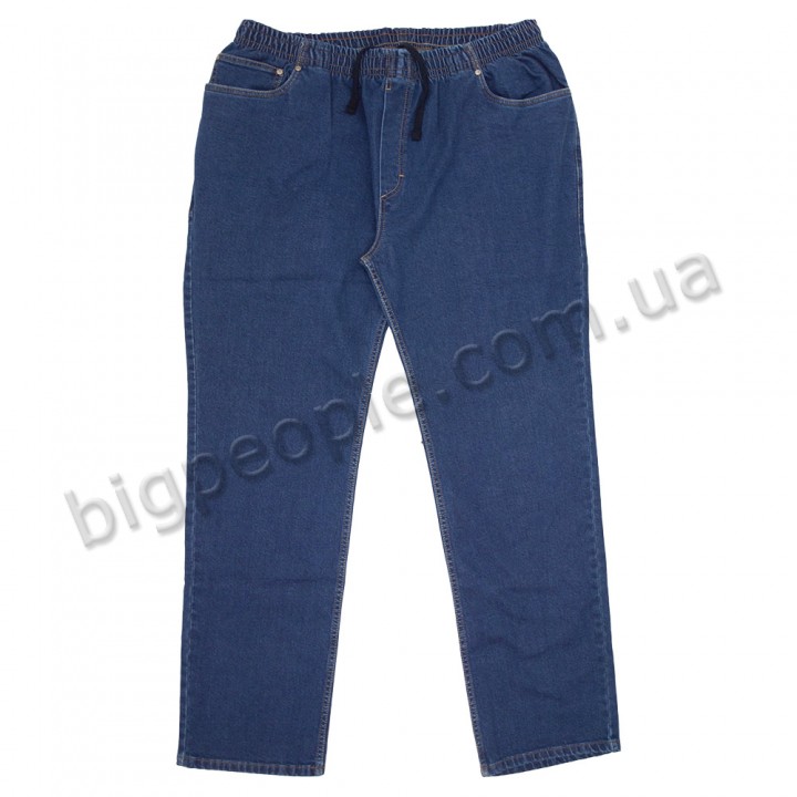 Чоловічі джинси ДІВЕСТ для великих людей. Колір темно-синій. Сезон осінь-весна. (dz00317254)