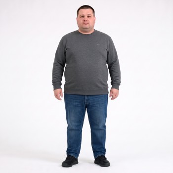 Світшот середньої щільності сірого кольору TURHAN (ba01177564) Світшот середньої щільності сірого кольору TURHAN (ba01177564)