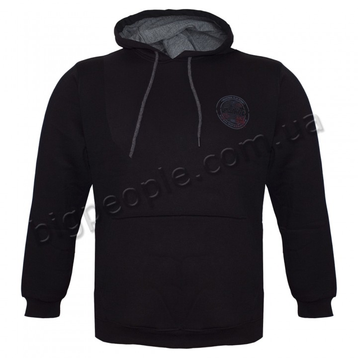 Худі великого розміру ANNEX (ba00737453) чорного кольору