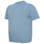 Футболка мужская POLO PEPE большого размера. Цвет голубой. Ворот полукруглый. (fu01521742)
