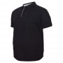 Чоловіча футболка polo великого розміру GRAND CHEFF. Колір чорний (fu01007112)
