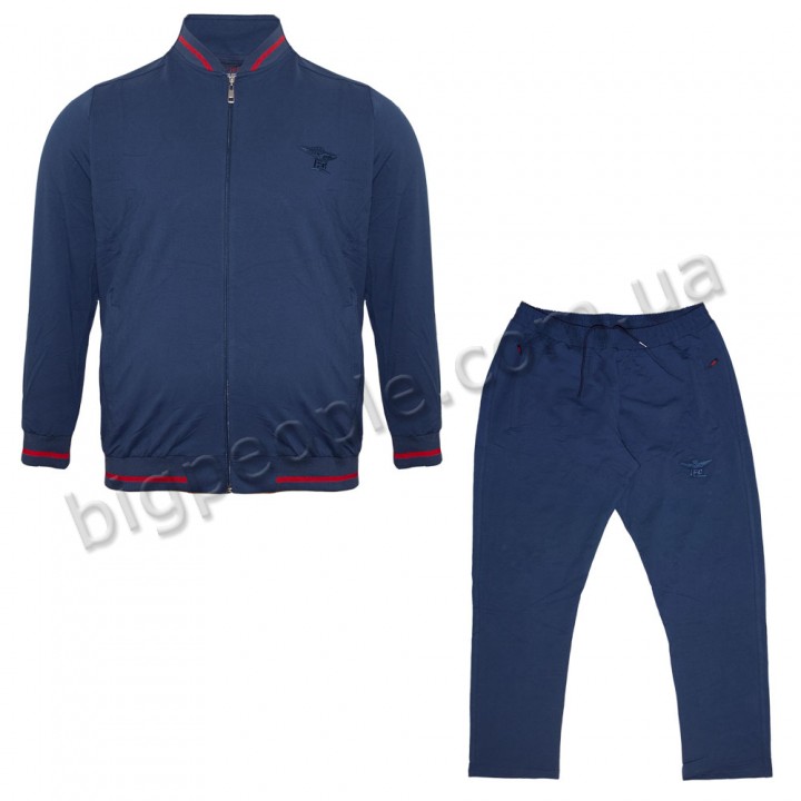 Синій спортивний костюм для великих людей IFC (SK00157998)