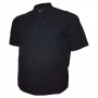 Рубашка мужская БИРИНДЕЛЛИ больших размеров. Цвет черный. (ru05226043)