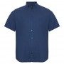 Рубашка мужская синяя  большого размера ANNEX (ru05276453)