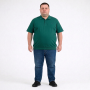 Мужское polo АННЕКС большого размера. Цвет зелёный. Низ изделия на манжете. (fu01960552)