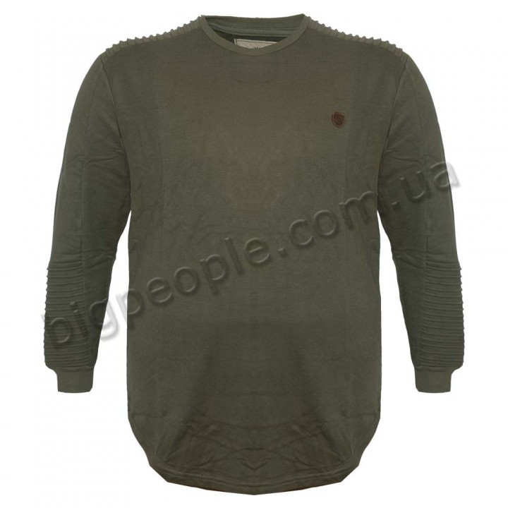 Толстовка великого розміру POLO PEPE (ba00586748) хакі кольору