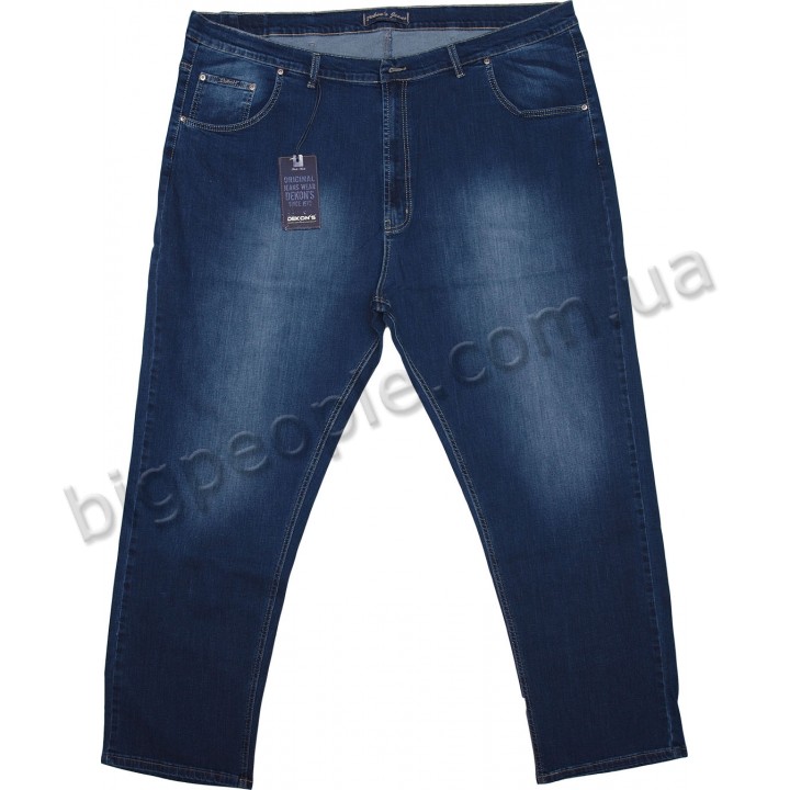 Мужские джинсы DEKONS большого размера. Цвет тёмно-синий. Сезон осень-весна. (dz00099761)
