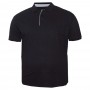 Чоловіча футболка polo великого розміру GRAND CHEFF. Колір чорний (fu01007112)