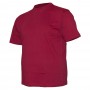 Бордова футболка без кишень великого розміру для чоловіків BORCAN CLUB