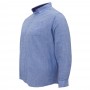 Синя чоловіча сорочка великих розмірів BIRINDELLI (ru00704887)
