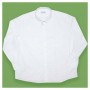 Мужская белая рубашка с длинным рукавом для полных мужчин DEL ROMANINO (ru00336356)