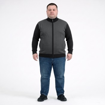 Чорна кофта великого розміру TURHAN (ba01167993)