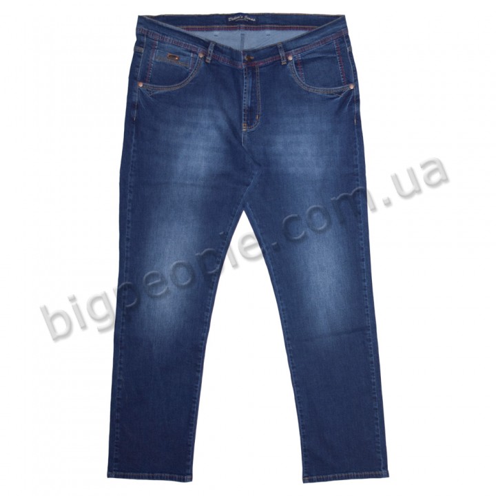 Чоловічі джинси DEKONS для великих людей. Колір синій. Сезон осінь-весна. (DZ00382553)