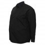 Чорна чоловіча бавовняна сорочка великих розмірів BIRINDELLI (ru00603996)