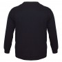 Чорна чоловіча футболка з довгим рукавом ANNEX (fu01148642)